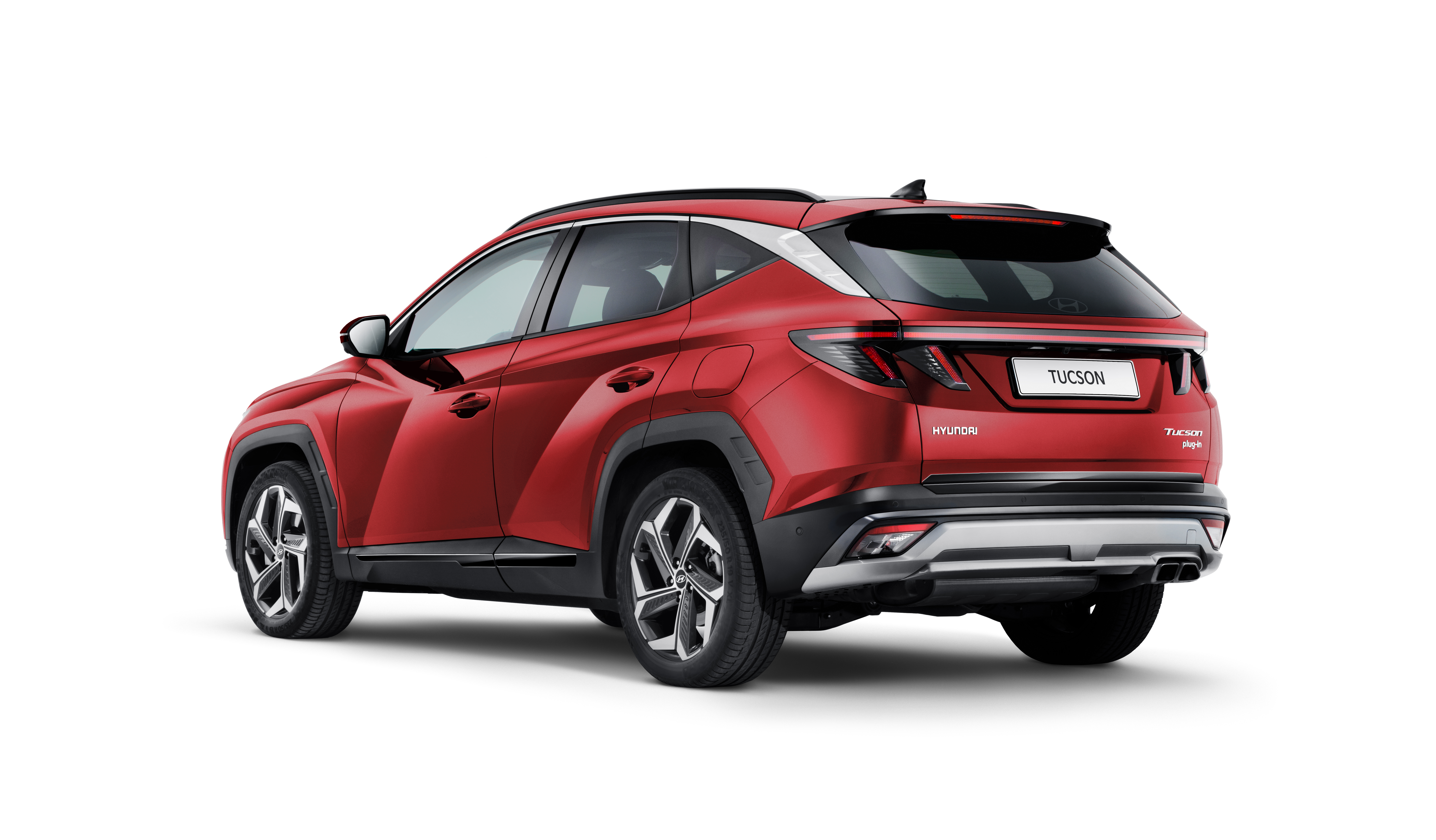 Exterior styling kit piano black optic Hyundai Genuine accessory for TUCSON SUV.